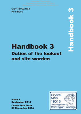Handbook 3 Duties of the lookout and site warden (Lookout Handbook) Cover